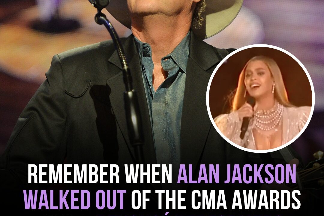 Alan Jackson Quietly Gets Up and Leaves Right After Beyoncé and the Dixie Chicks Take the Stage – “It’s Not Worth It”