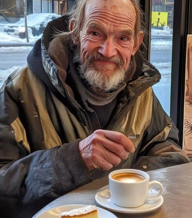 Homeless Man Asked Me to Buy Him Coffee on His Birthday — Hours Later, He Sat Next to Me in First Class