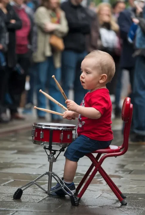 A 1-year-old singing prodigy just did the IMPOSSIBLE! This tiny boy, barely able to walk, took to the streets, and within seconds, the entire crowd was in tears, His voice, his emotion, his presence, its a once-in-a-lifetime miracle caught on camera, You wont believe what happens next!